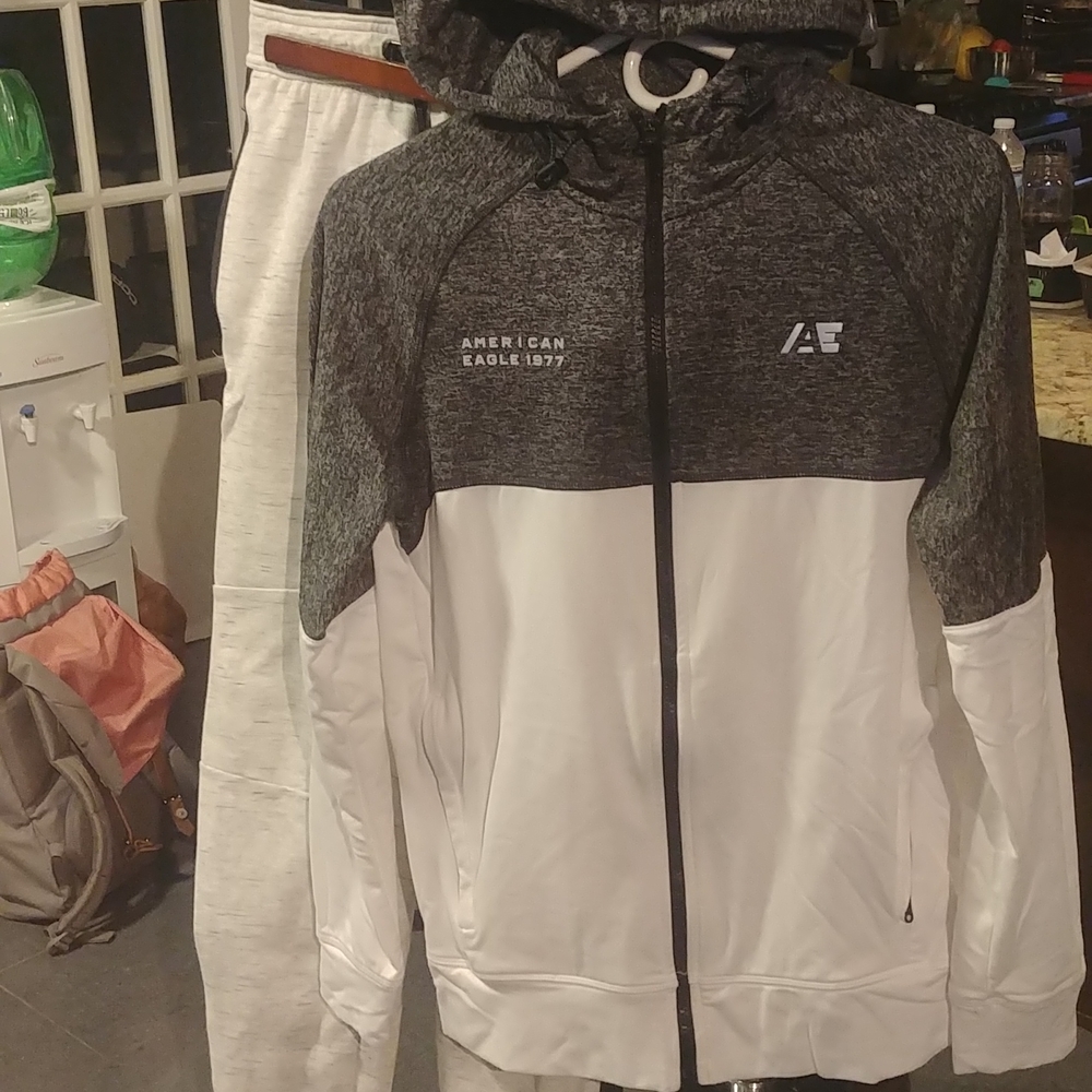 A&E jacket and joggers